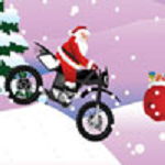 Santa Claus Extreme Biker